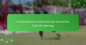 Cristian Ramírez: Internationale Geschichte, Auftritte, Beiträge
