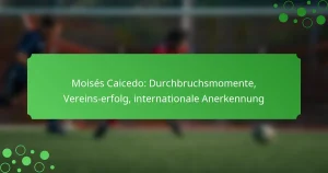 Moisés Caicedo: Durchbruchsmomente, Vereins­erfolg, internationale Anerkennung